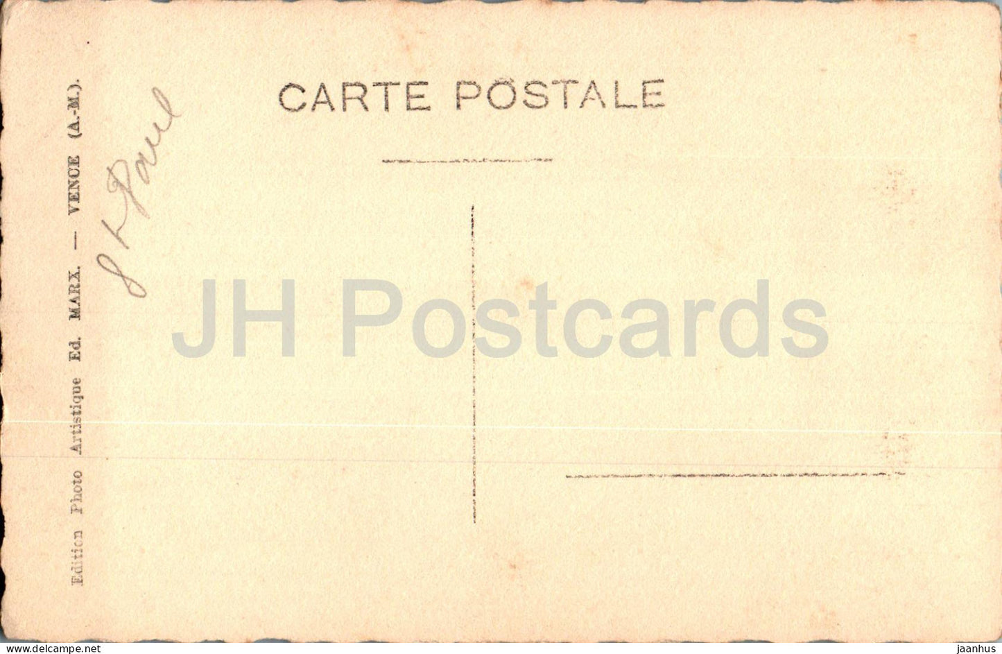 Vence - Straßen - 2 - Ed Marx - alte Postkarte - Frankreich - unbenutzt 