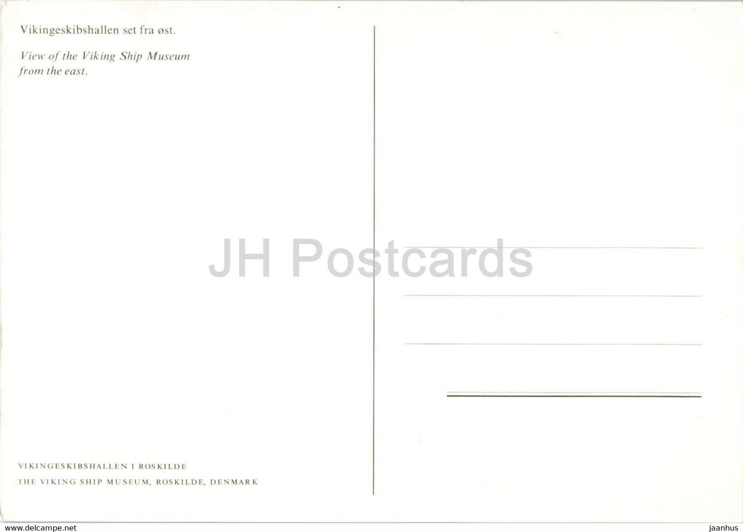 Roskilde - Blick auf das Wikingerschiffmuseum von Osten - Dänemark - unbenutzt