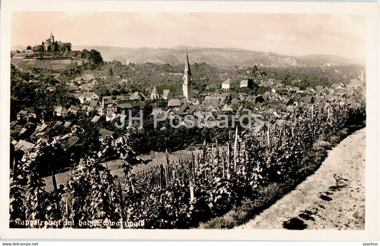 Kappelrodeck im Bad Schwarzwald - old postcard - 1953 - Germany - used - JH Postcards