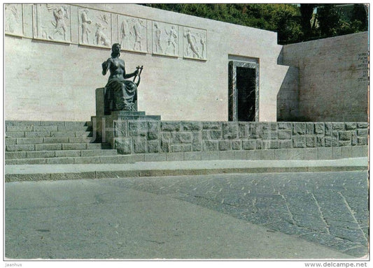 Monumento al Maestro F. Cilea - monument - Palmi - Reggio Calabria - Calabria - 11 - Italia - Italy - unused - JH Postcards