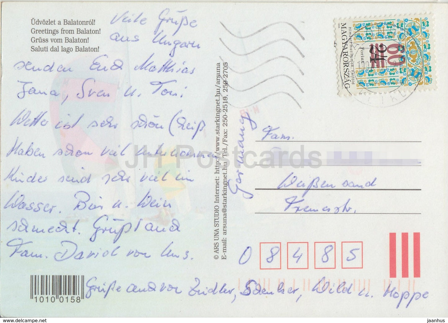 Salutations de Balaton - voilier - multiview - 1997 - Hongrie - d'occasion