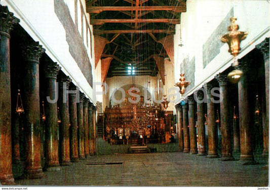 Bethlehem - Church of Nativity - basilica - 1053 - Israel - unused - JH Postcards