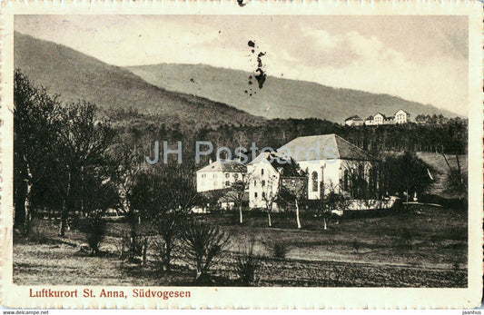Luftkurort St Anna - Sudvogesen - 1921 - old postcard - France - used - JH Postcards