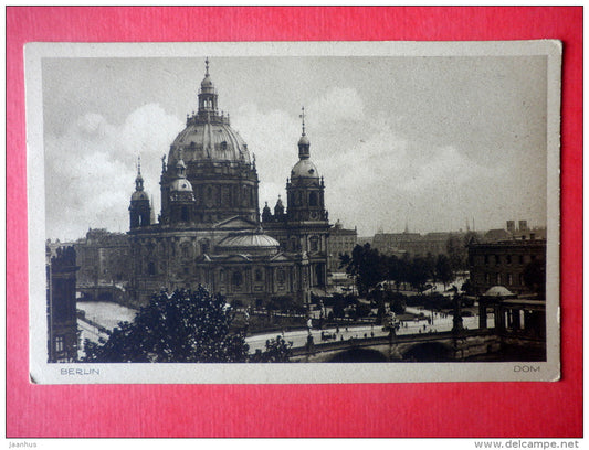 Dom - cathedral - Berlin - old postcard - Germany - unused - JH Postcards