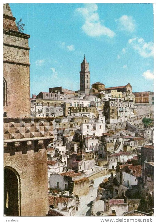 veduta parziale del Sasso Barisano - Matera - Basilicata - 5 - Italia - Italy - unused - JH Postcards