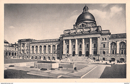 Munchen - Armeemuseum mit Kriegerdenkmal - old postcard - 199 - Germany - unused - JH Postcards
