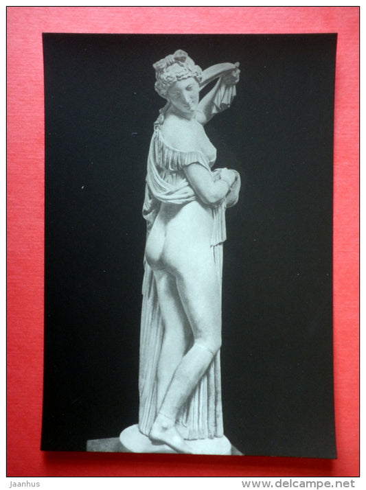 Venus Kallipygos - sculpture - Antique Roman Sculptures - DDR Germany - unused - JH Postcards