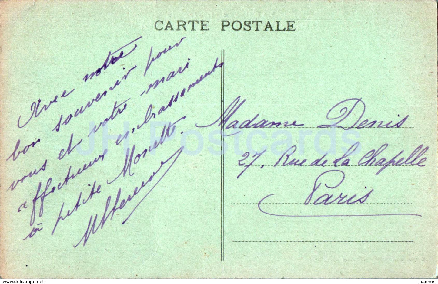 La Vallee du Falgoux, Preis des Grand Tournant du Puy Mary – Le Falgoux Pittoresque – alte Postkarte – Frankreich – gebraucht