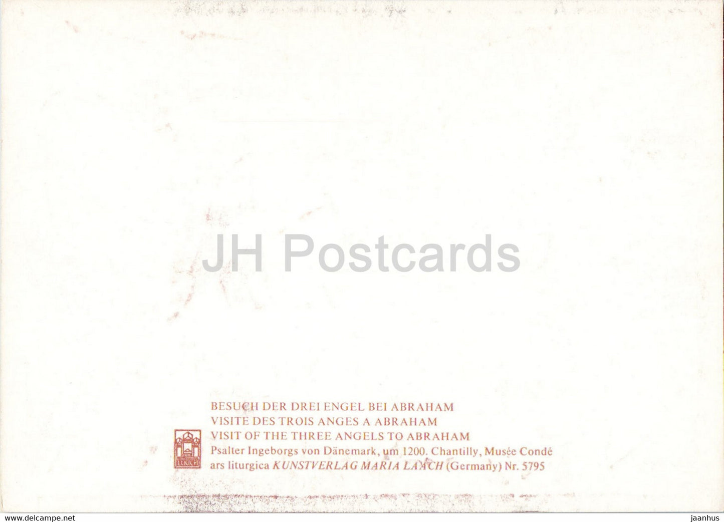 painting - Besuch der Drei Engel bei Abraham - Visit of the Three Angels to Abraham - art - Germany - unused