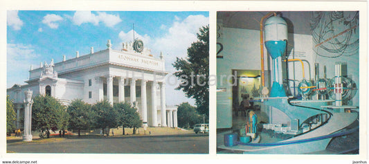 The Atomic Energy pavilion - Shevchenko Atomic Energy Station - VDNKh - 1975 - Russia USSR - unused - JH Postcards