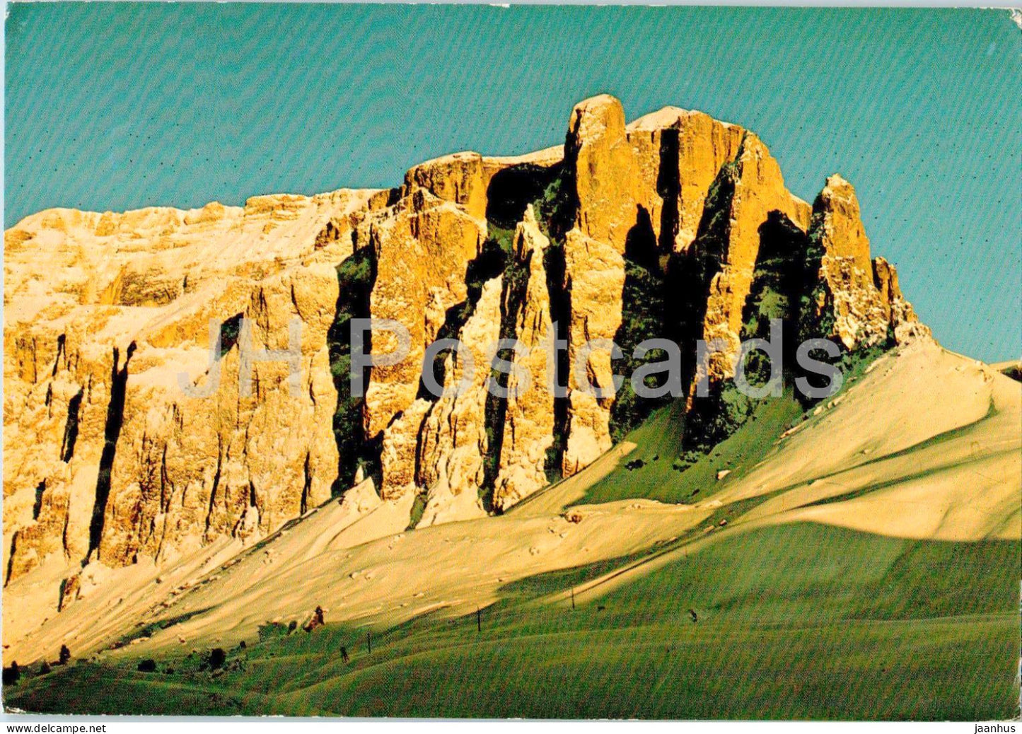 Dolomiti - Dolomiten - Passo Sella - Tramonto - Sellajoch - sunset - 470 - 1972 - Italy - used - JH Postcards