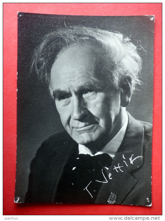 general manager of 1969 Jubilee Song Festival Tuudur Vettik - Estonian Song Festival - 1969 - Estonia USSR - unused - JH Postcards