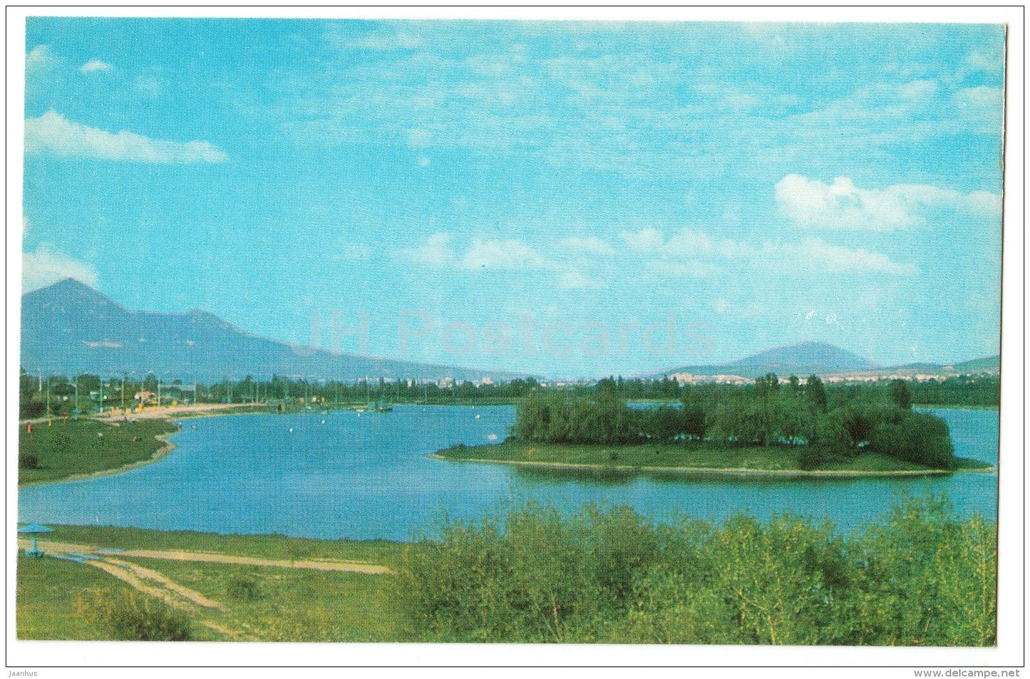 lake - Yessentuki - Caucasus - 1971 - Russia USSR - unused - JH Postcards