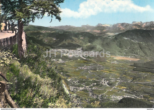 Dolomiti e Bolzano viste dal Monte Penegal 1740 m - Dolomiten und Bozen - Italy - Italia - unused - JH Postcards