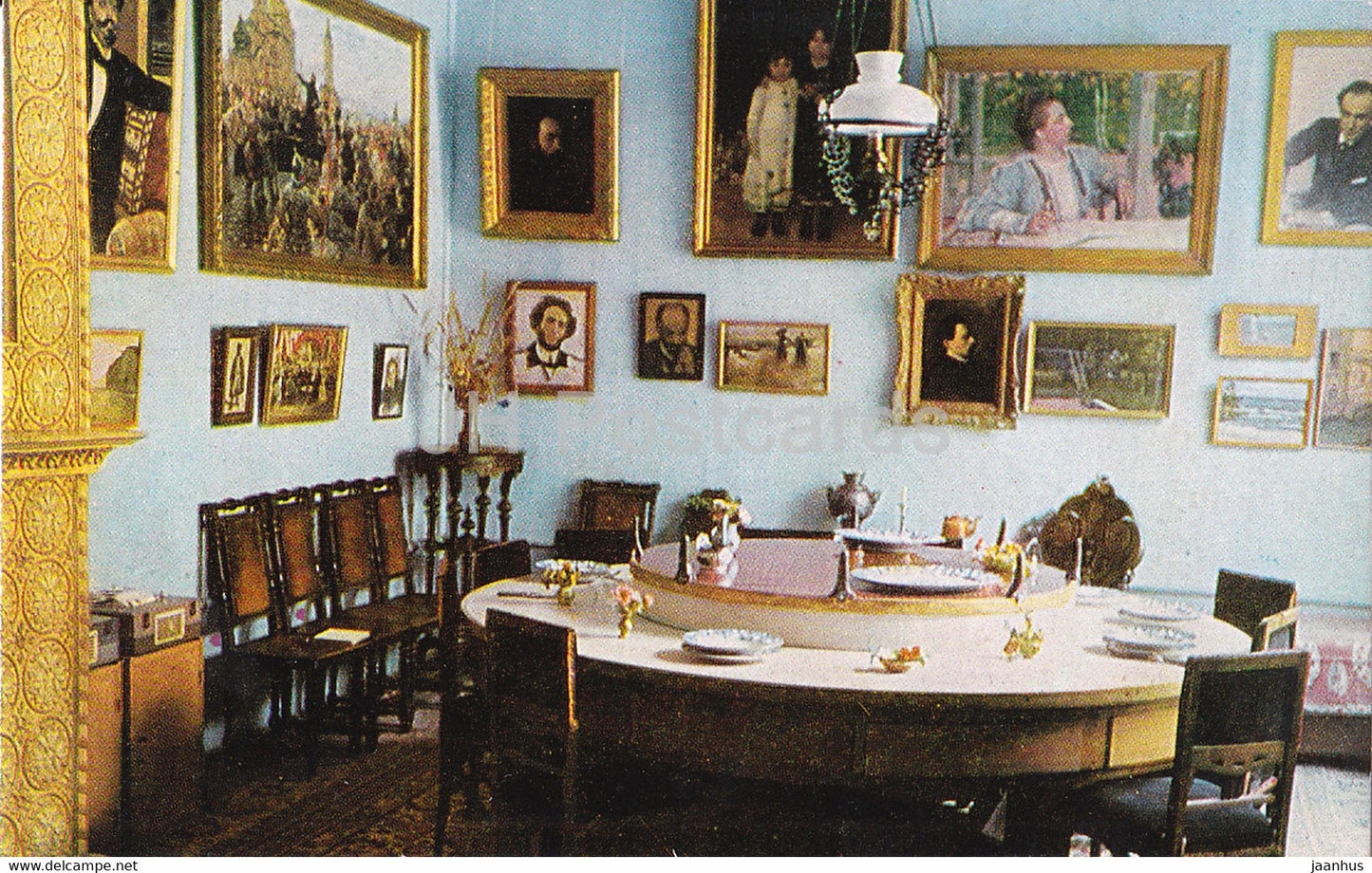 Penaty Estate Museum of Russian Artist Ilya Repin - Dining Room - 1975 - Russia USSR - unused - JH Postcards