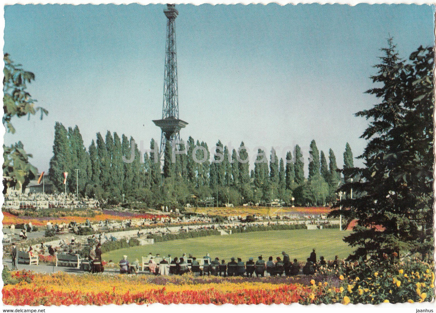 Berlin - Funkturm und Ausstellungsgelande - Radio Tower - Germany - unused - JH Postcards