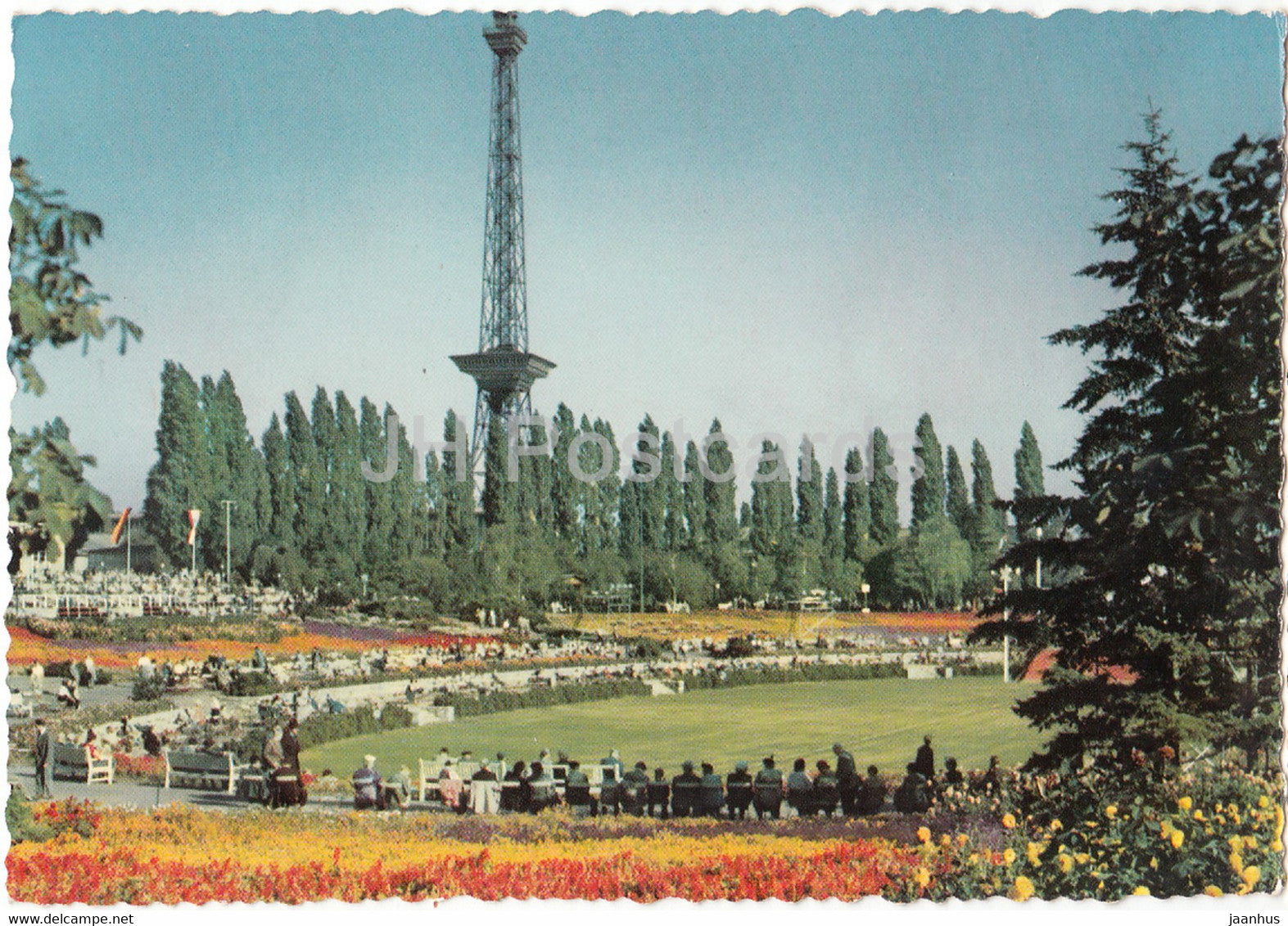 Berlin - Funkturm und Ausstellungsgelande - Radio Tower - Germany - unused - JH Postcards