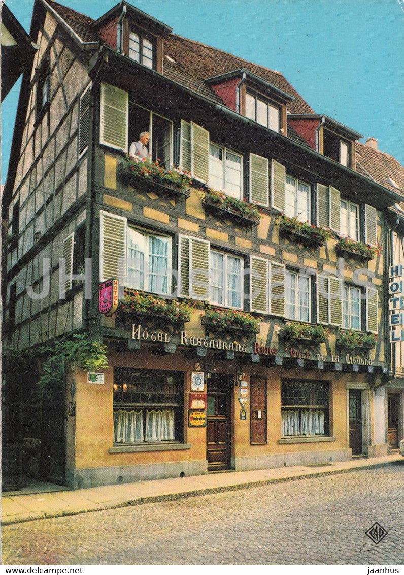 hotel restaurant de la Cigogne - a Obernai - 67 - France - unused - JH Postcards