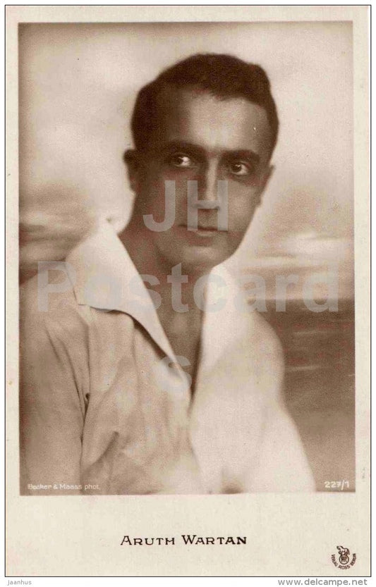 Aruth Wartan - movie actor - Ross verlag - 227/1 - old postcard - unused - JH Postcards