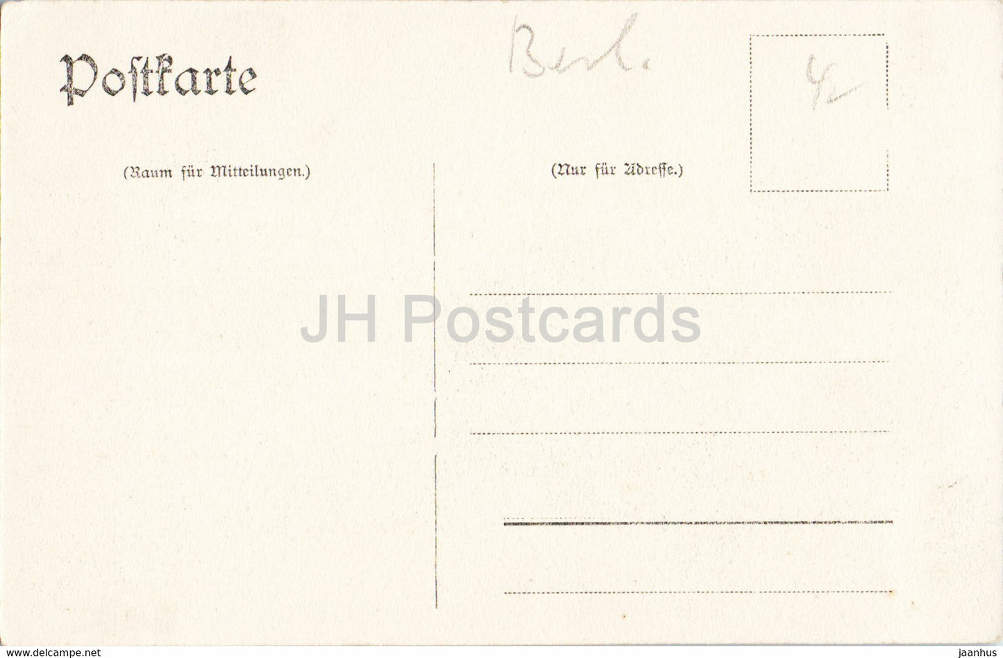 Charlottenburg - Kaiser Friedrich III Denkmal - monument - cheval - carte postale ancienne - Allemagne - inutilisé