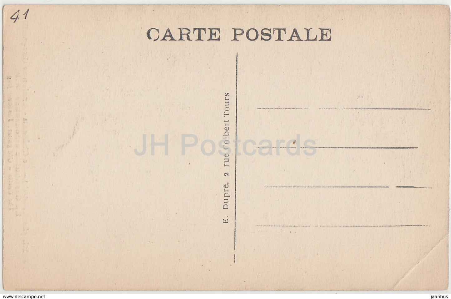Blois - Le Chateau - Ancienne Gargouille - La Grenouille amoureuse - castle - 78 - old postcard - France - unused