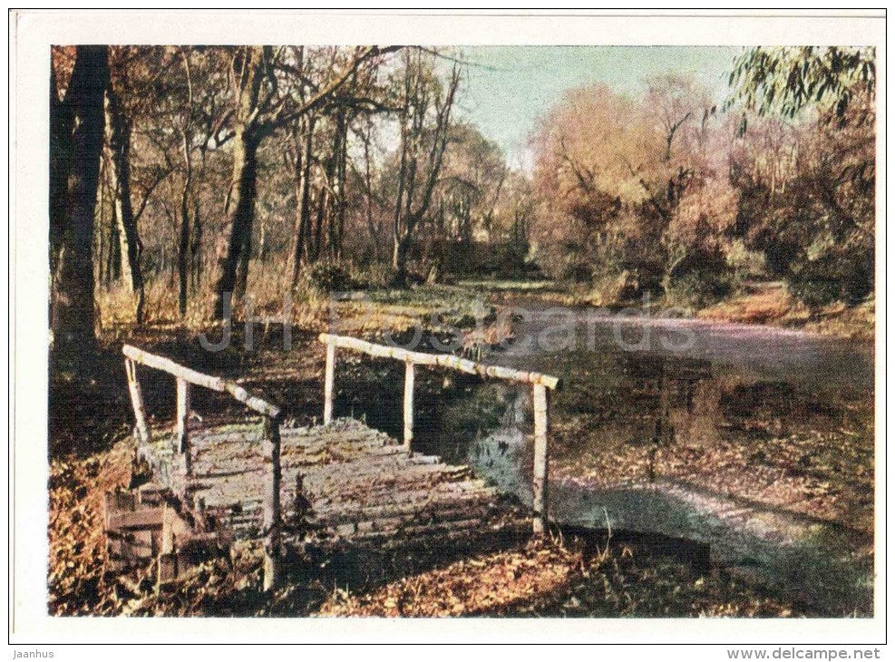 Lower Pond - Home of Russian Writer Leo Tolstoy - Yasnaya Polyana - 1963 - Russia USSR - unused - JH Postcards