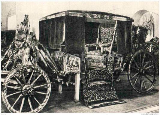 Coach made in England - Armory of the Moscow Kremlin - 1958 - Russia USSR - unused - JH Postcards