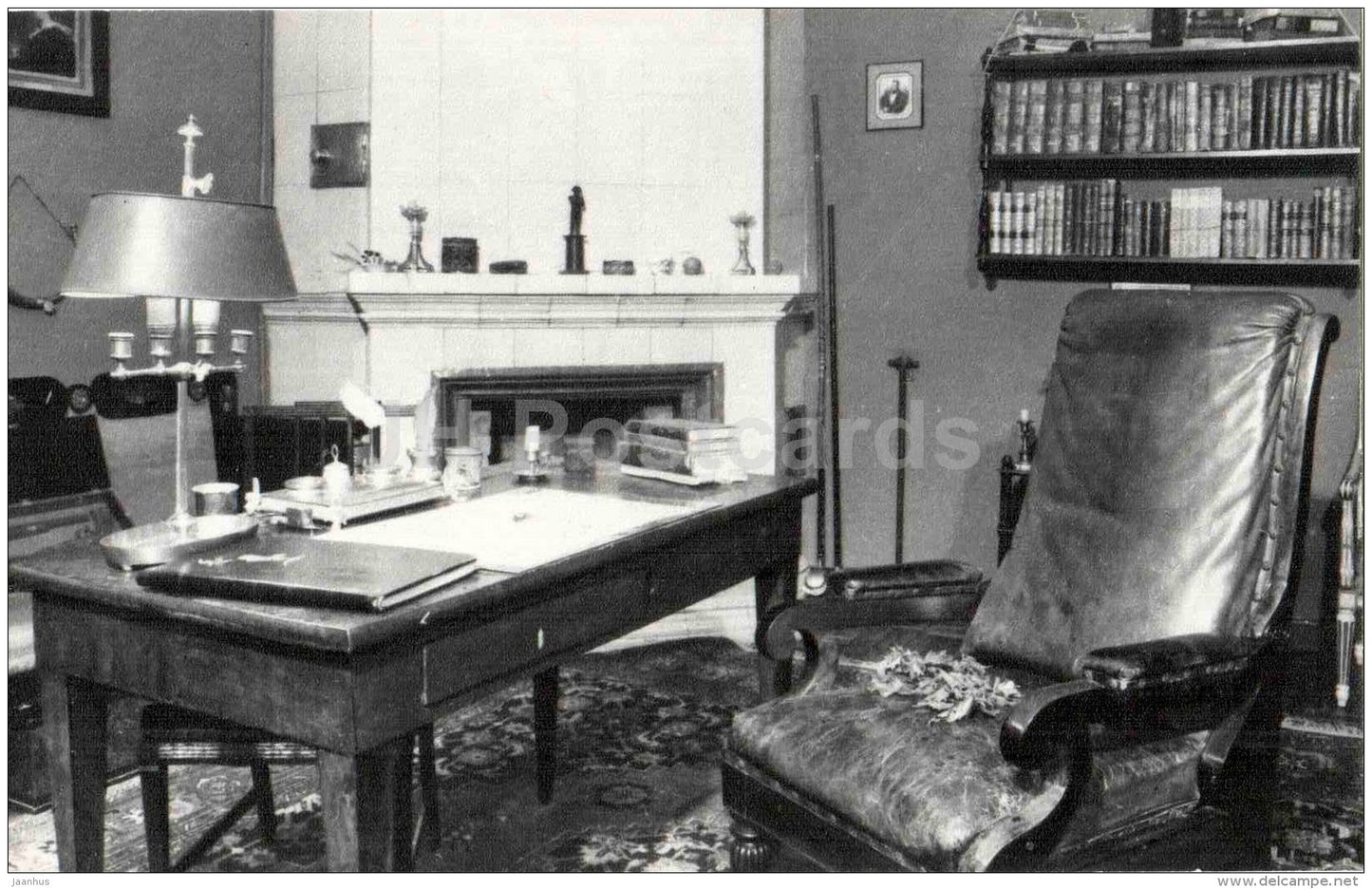 Pushkin´s Room - museum-reserve of A.S. Pushkin - Mikhailovskoye - 1987 - Russia USSR - unused - JH Postcards
