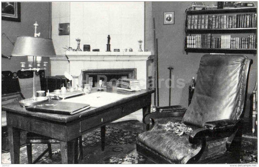 Pushkin´s Room - museum-reserve of A.S. Pushkin - Mikhailovskoye - 1987 - Russia USSR - unused - JH Postcards