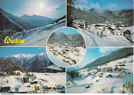 Wiesen 1450 m - Graubunden - 1989 - Switzerland - used - JH Postcards