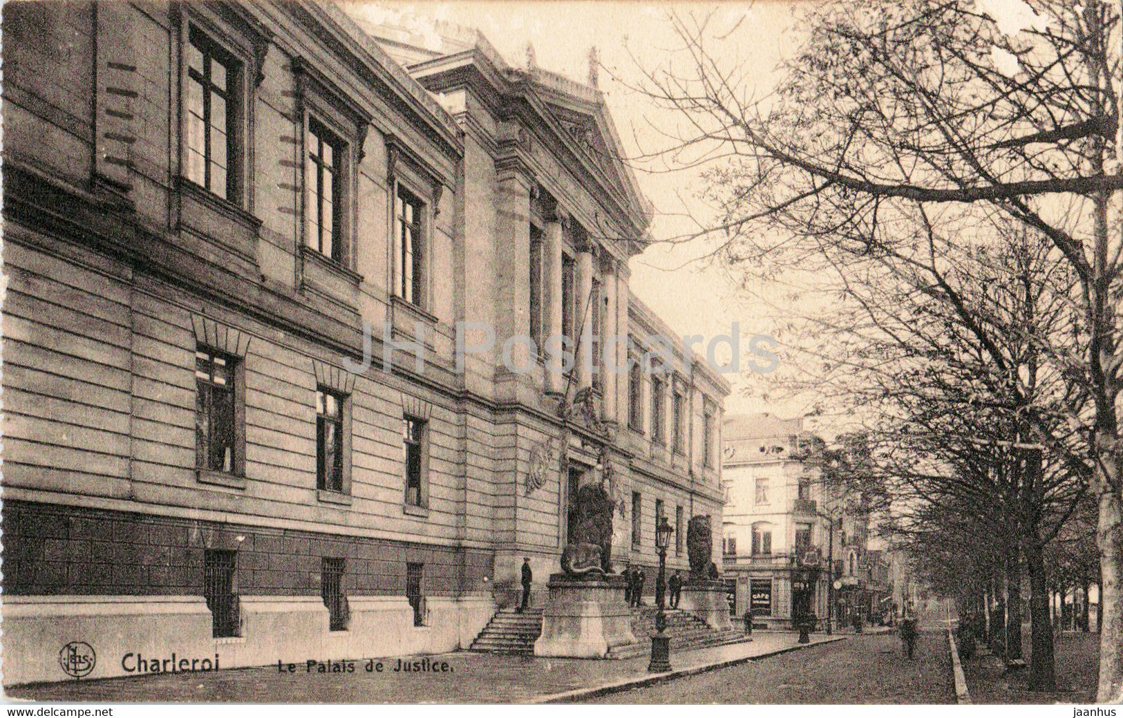 Charleroi - Le Palais de Justice - old postcard - 1915 - Belgium - used - JH Postcards