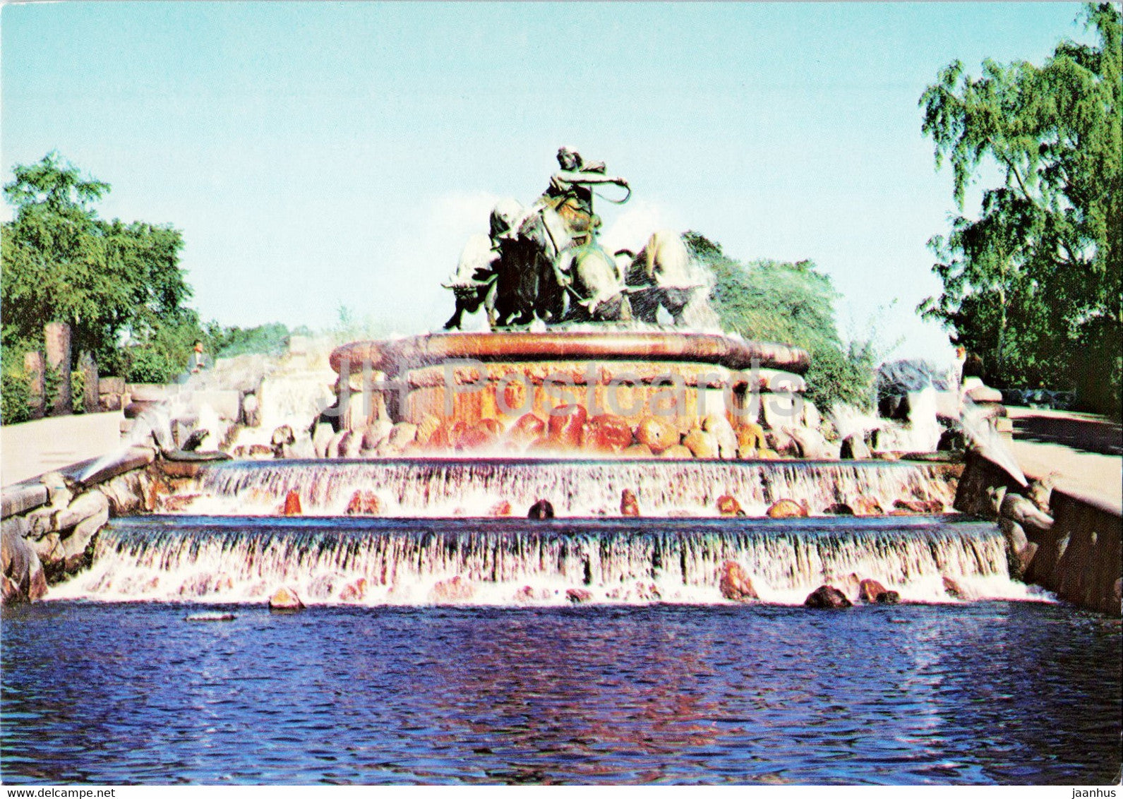 Copenhagen - The Gefion Fountains - 1528 - Denmark - unused - JH Postcards