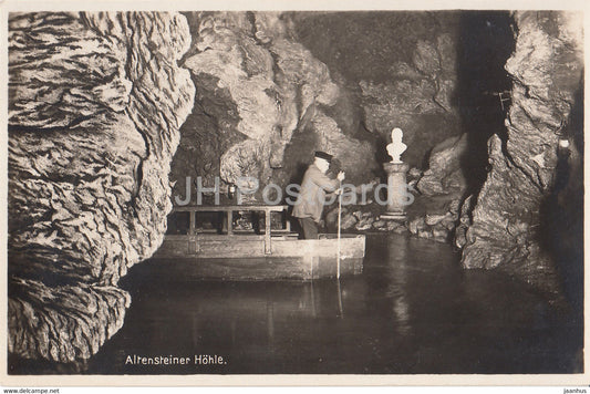 Altensteiner Hohle - cave - 1338 - old postcard - 1931 - Germany - used - JH Postcards