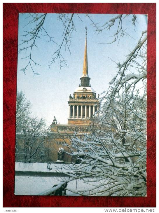 Leningrad - St. Petersburg - Admiralty - 1986 - Russia - USSR - unused - JH Postcards