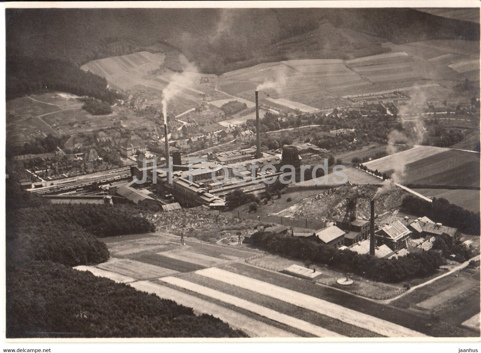 Kaliwerke Salzdetfurth - Schacht I mit Fabrikanlagen - 21 - old postcard - Germany - unused - JH Postcards