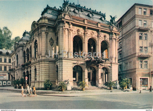 Karlovy Vary - Theatre - Czechoslovakia - Czech Republic - unused - JH Postcards