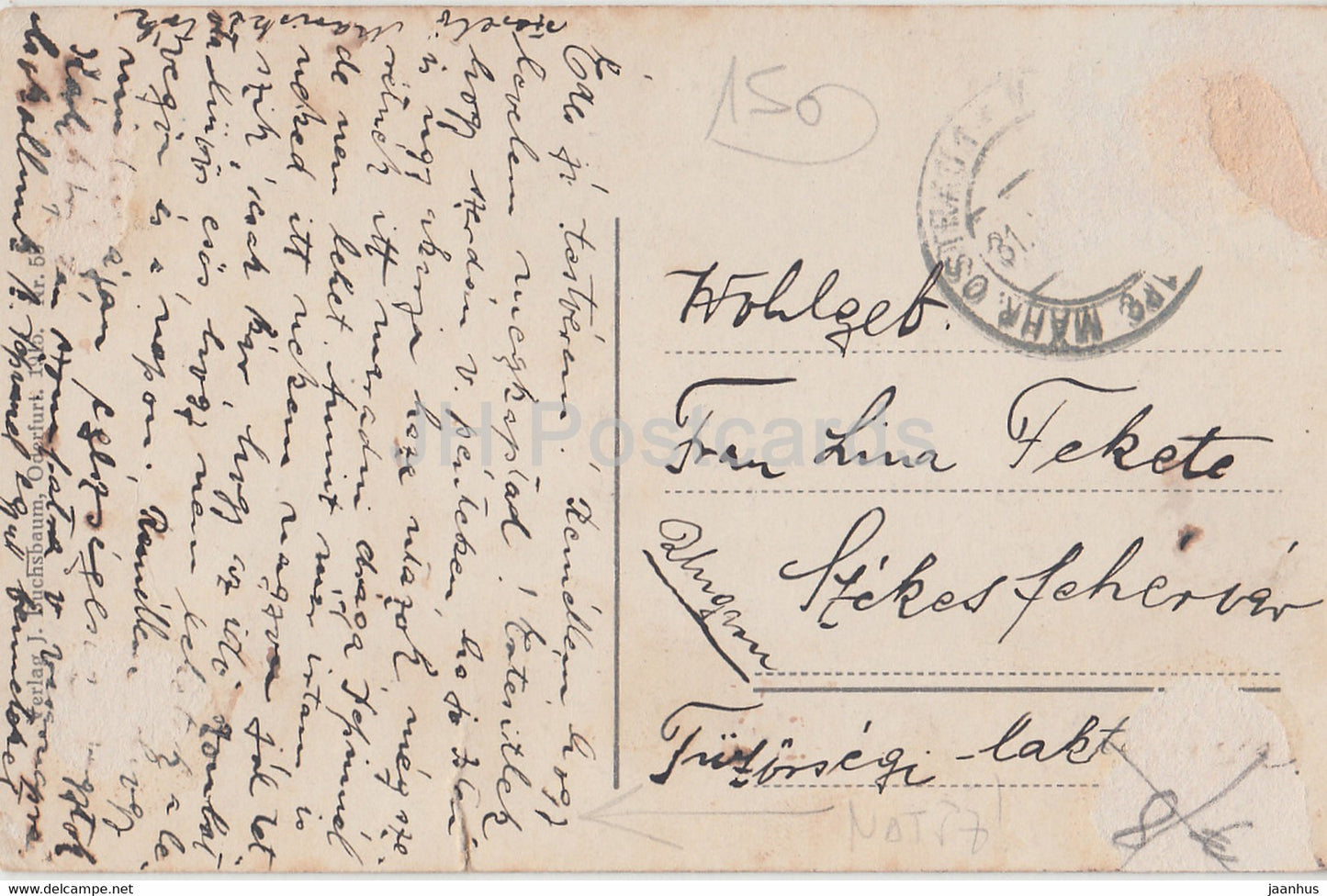 Mahr Ostrau - Ostrava - Schiessstattgasse - old postcard - 1915 - Czech Republic - used