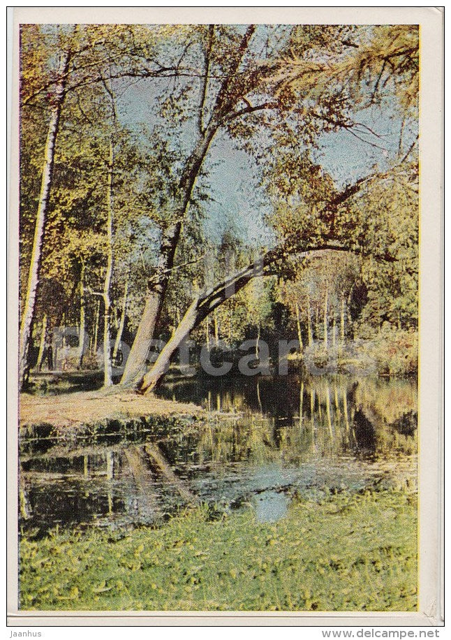 Moscow suburbs - pond - 1967 - Russia USSR - unused - JH Postcards