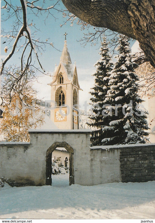 Motiv aus Serfaus - Oberinntal - Kirchturm - church - 1998 - Austria - used - JH Postcards