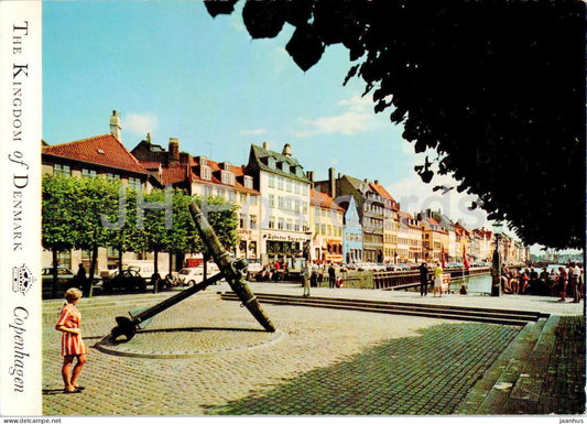 Copenhagen - Kobenhavn - Nyhavn - Anchor - T 53 - Denmark - unused - JH Postcards