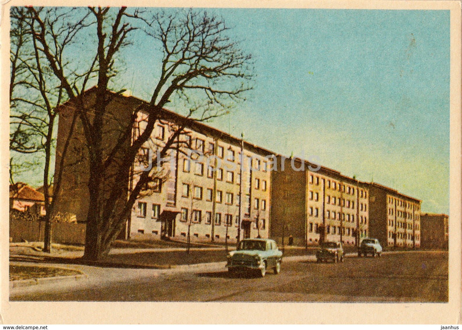 Tallinn - Parnu road - car - 1960 - Estonia USSR - unused - JH Postcards