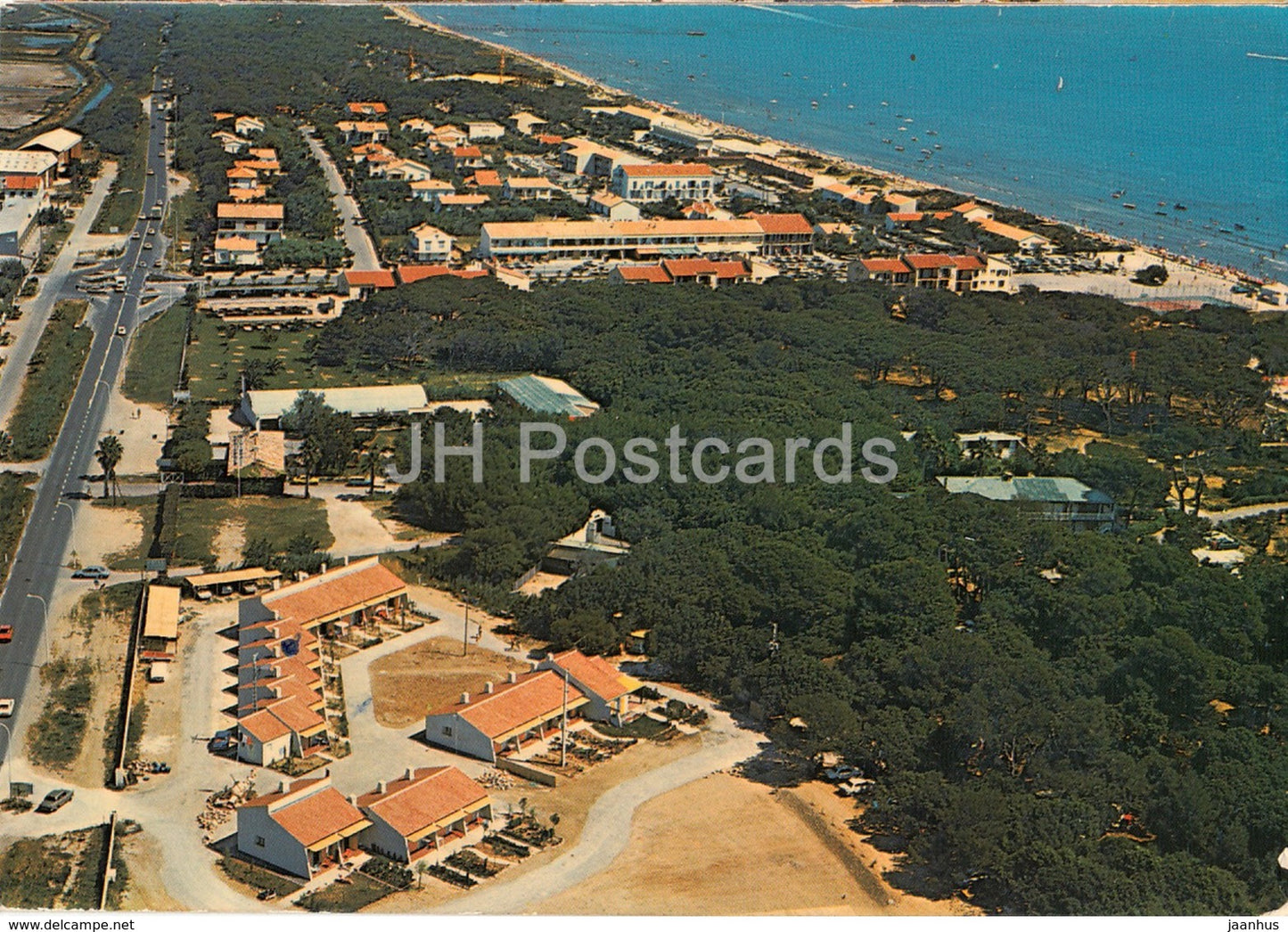 vue aerienne de La Capte - Lumiere et Beaute de la Cote d'Azur - France - 1982 - used - JH Postcards