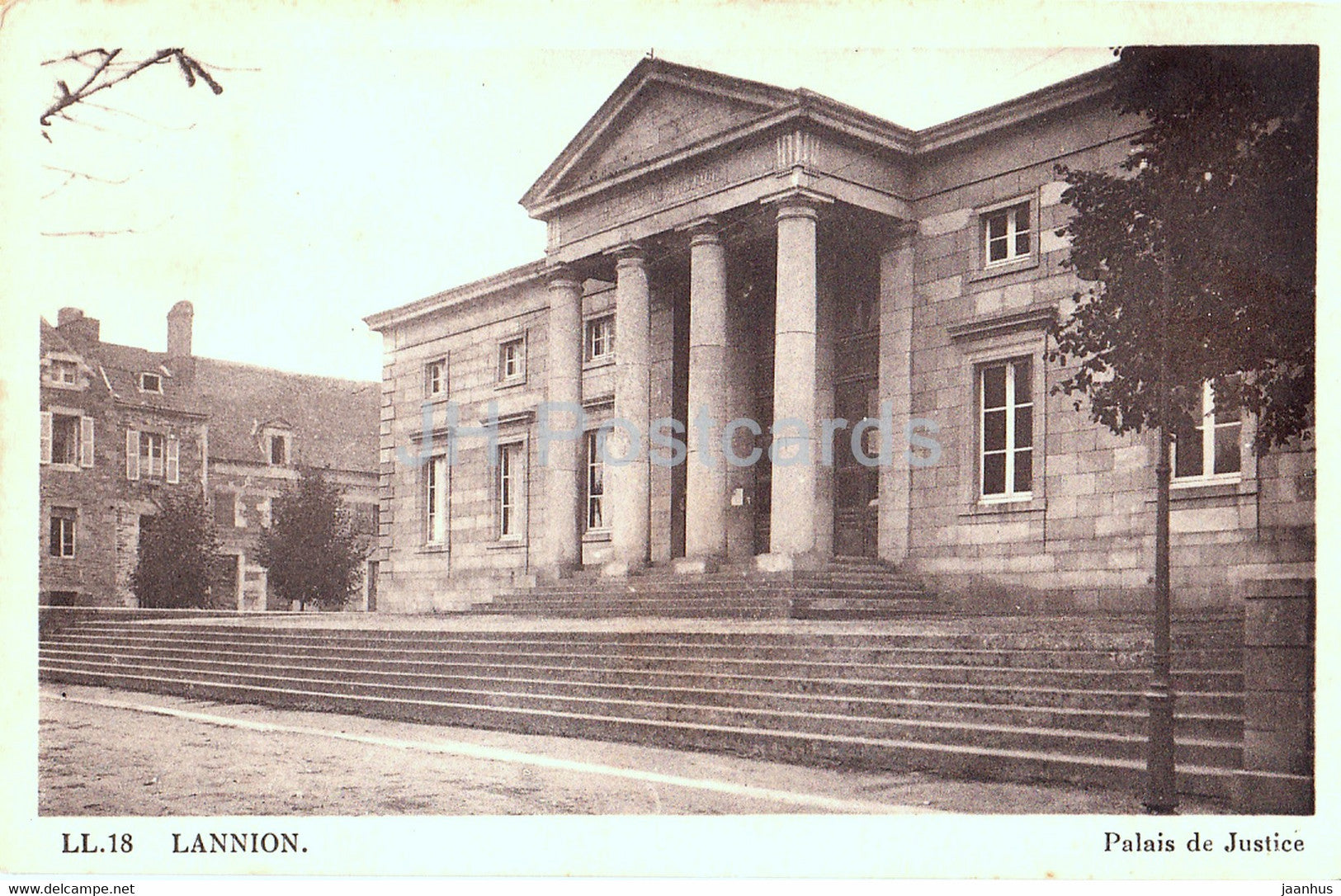 Lannion - Palais de Justice - 18 - old postcard - France - unused - JH Postcards