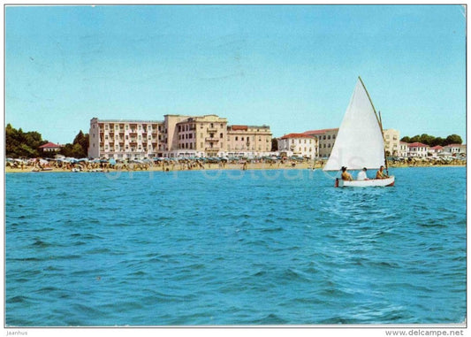 grand hotel Bani e Miramare  Lido de Jesolo - Veneto - Venezia - 2806 - Italia - Italy - sent from Italy to Austria 1981 - JH Postcards