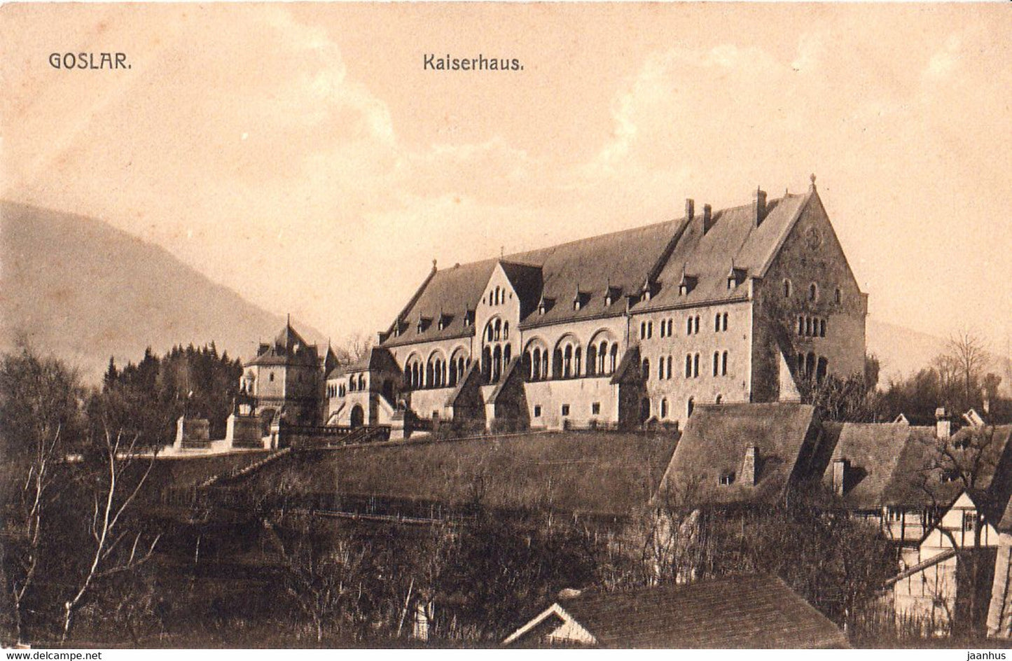 Goslar - Kaiserhaus - old postcard - Germany - unused - JH Postcards