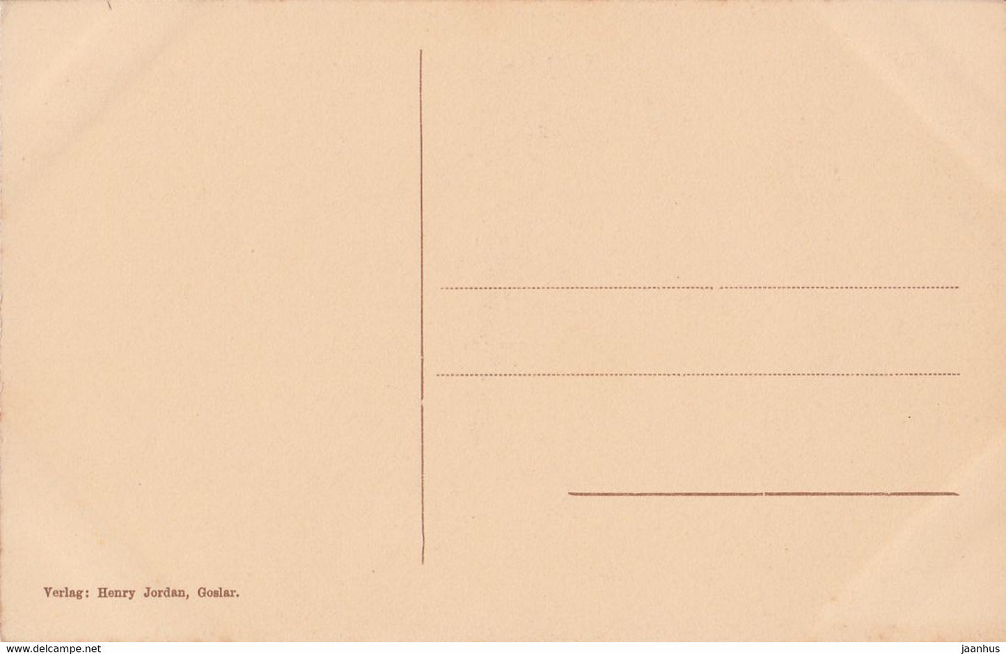 Goslar - Kaiserhaus - old postcard - Germany - unused