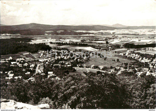 Bad Liebenstein - Blick vom Burgturm ins Werratal - old postcard - 1969 - Germany DDR - used - JH Postcards