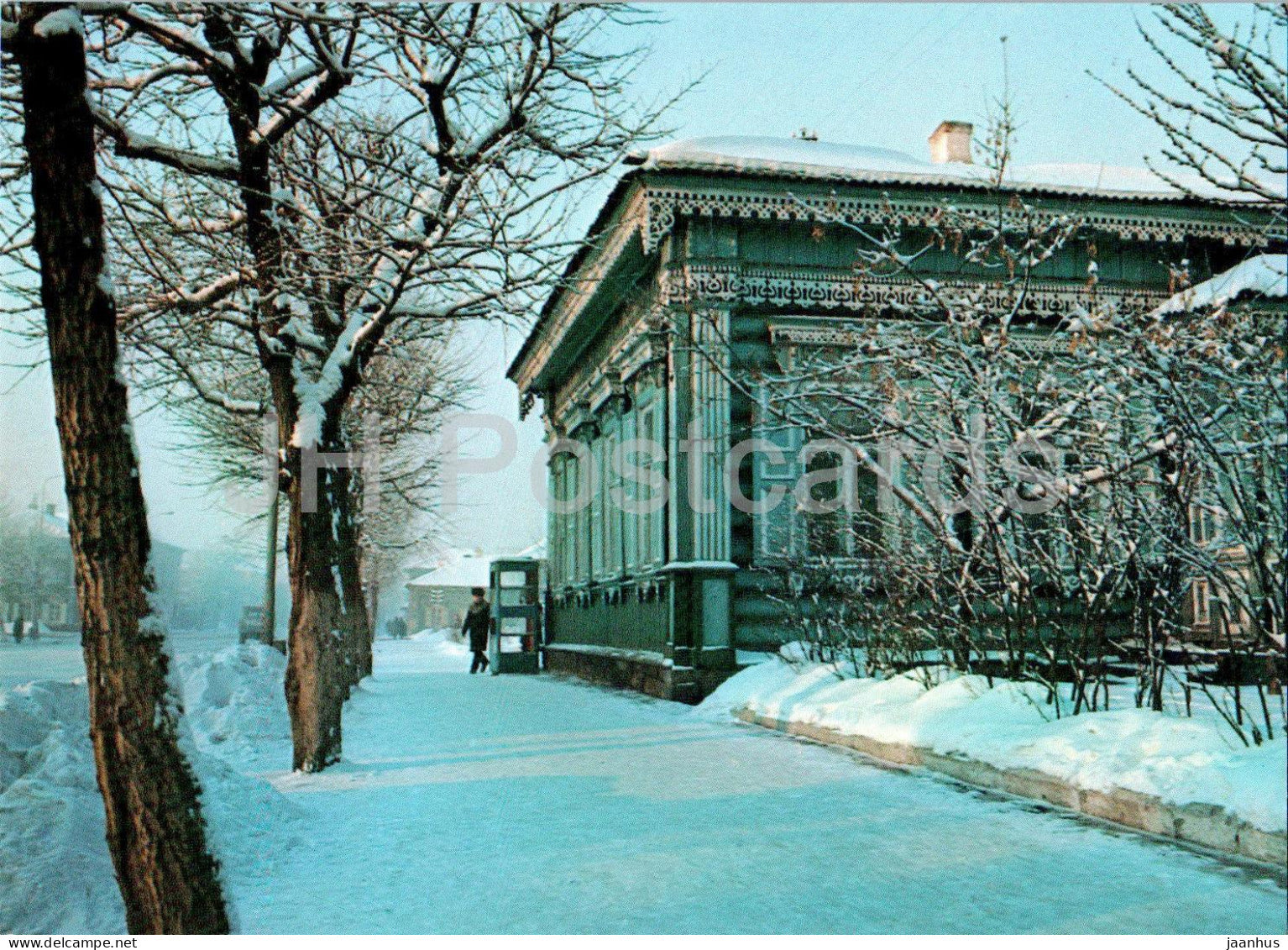 Irkutsk in Winter - Old House - Russia - unused - JH Postcards