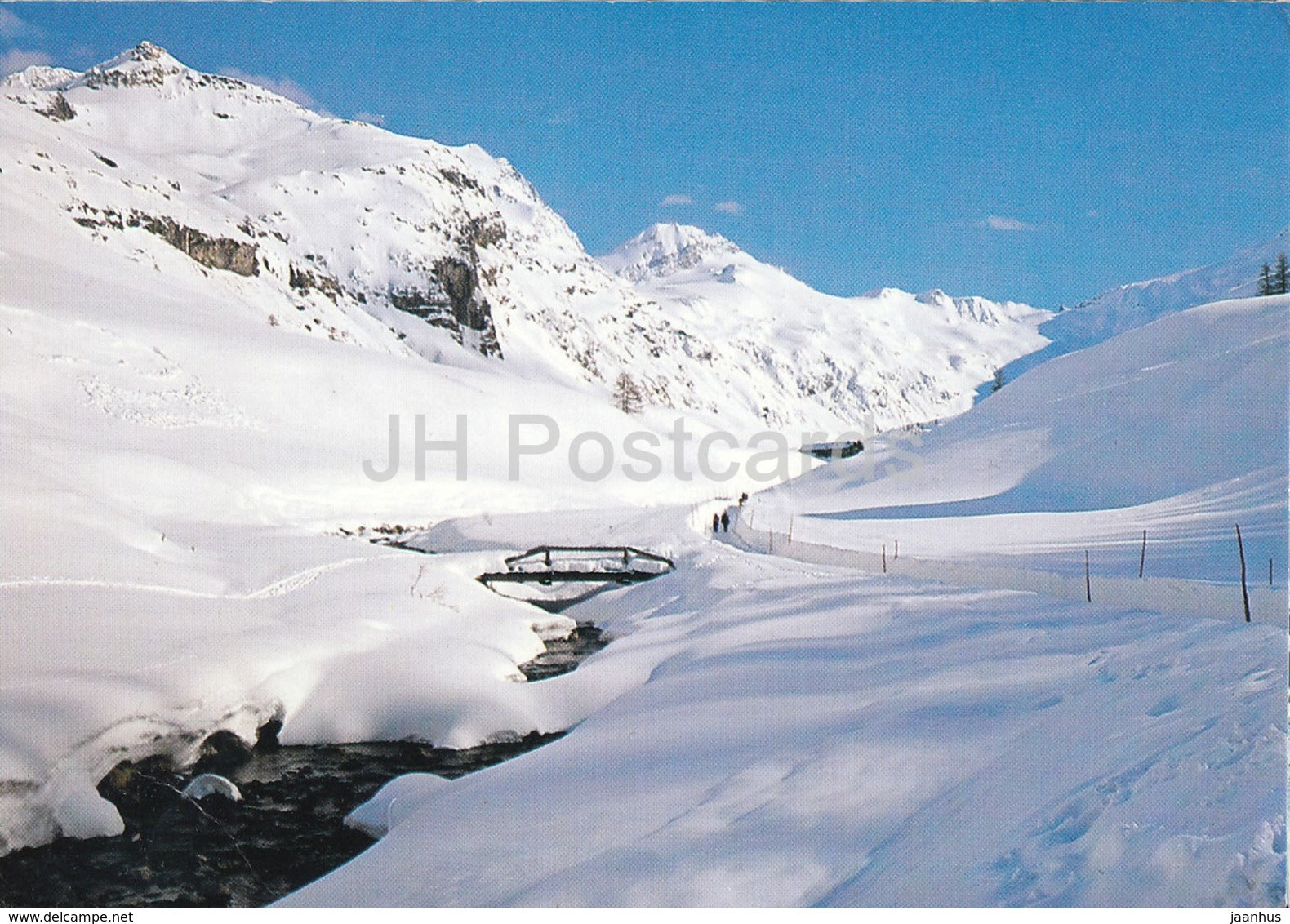 Im Fextal - Oberengadin - 1996 - Switzerland - used - JH Postcards