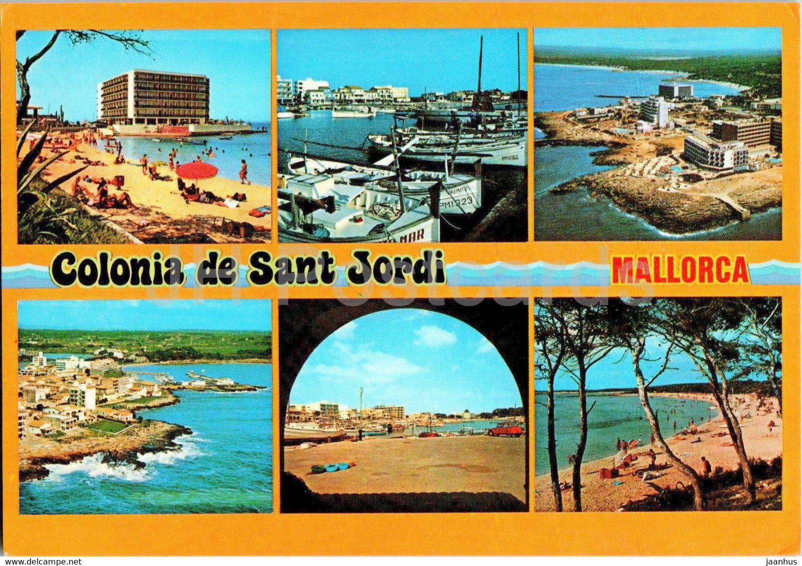 Colonia de Sant Jordi - Mallorca - multiview - 13119 - 1979 - Spain - used - JH Postcards